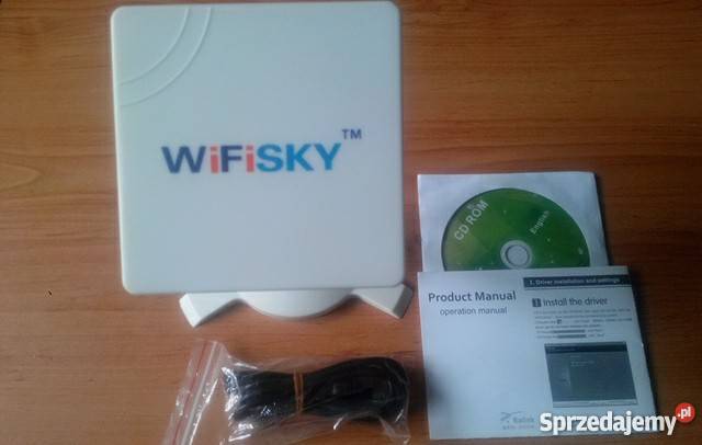 Antena aktywna WiFi SKY z kablem USB internet do Warszawa sprzedam