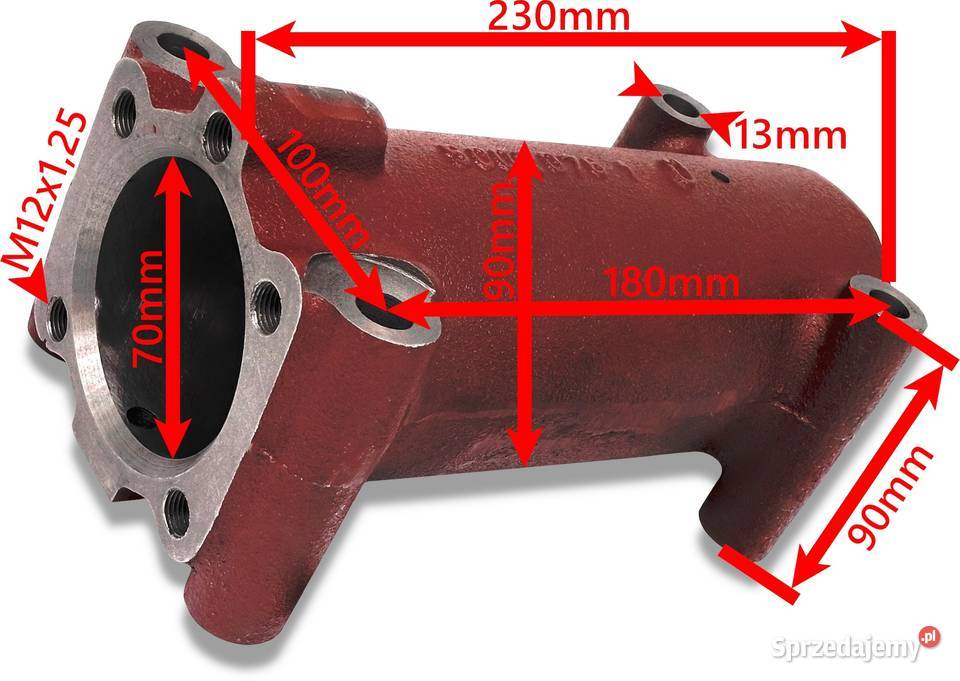 Wzmocniony CYLINDER KORPUSU Podnośnika Ursus Hydraulika Solec Kujawski