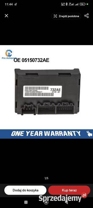 JEEP GRAND CHEROKEE WK2 MODUŁ REDUKTORA