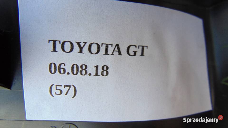 PLASTIKI WNĘTRZA OSŁONA TOYOTA GT86 Wyposażenie wnętrza Nowy Tomyśl sprzedam