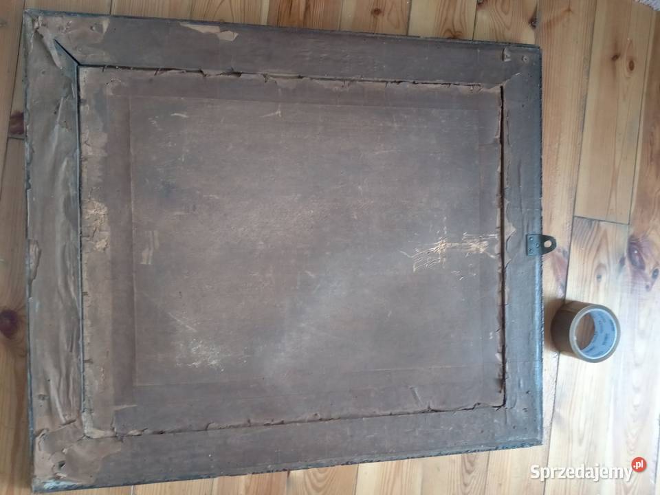 Święty obraz oleodruk przedwojnie małopolskie Gdów