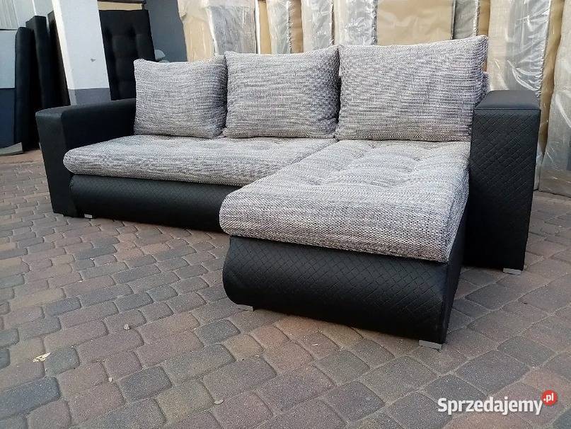 Tani narożnik 240x150 z funkcją spania Szybka 70cm Dom i Ogród Łódź