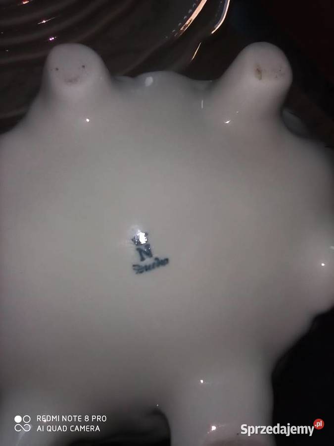 Puzdro Dresden z różyczką na pokrywce Gdańsk sprzedam