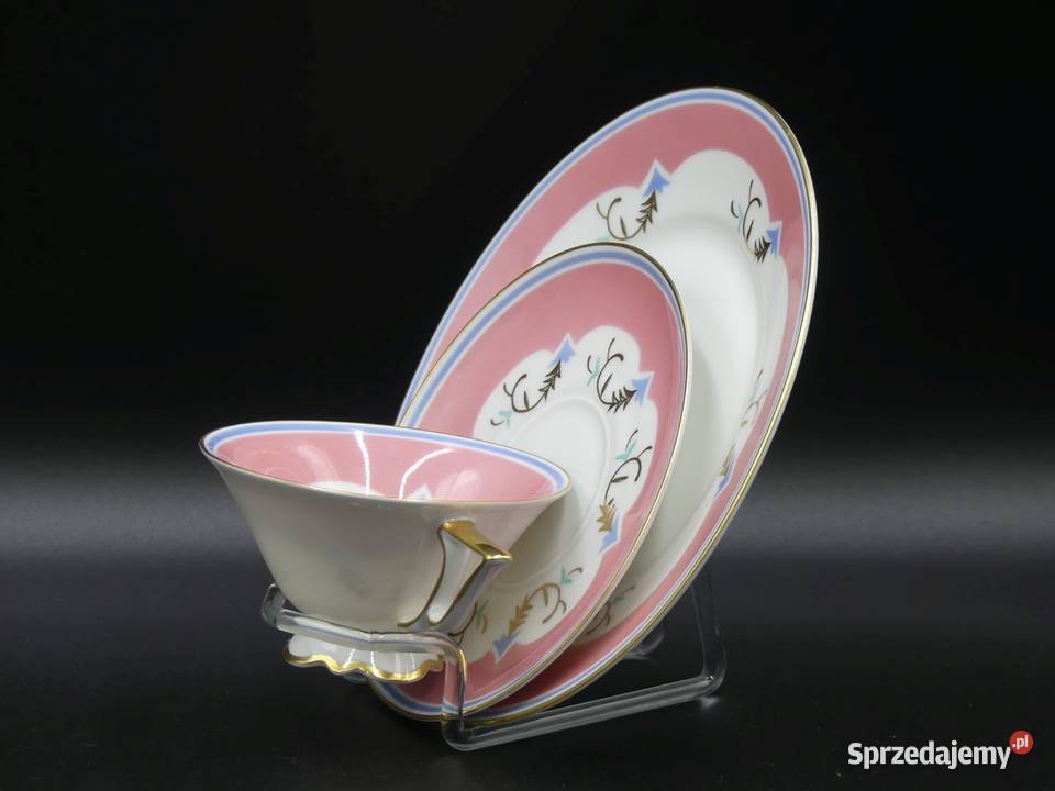 Zjawiskowe trio Weimar stan witrynowy lata 20 Porcelana i szkło Poznań sprzedam