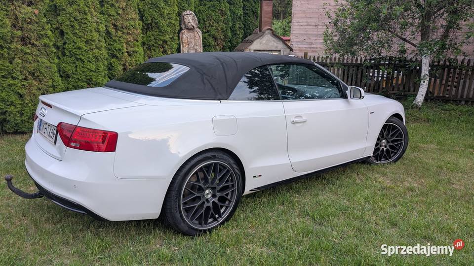 Audi A 5 cabrio SLine doinwestowana ZAMIANA NA warmińsko-mazurskie Szczytno