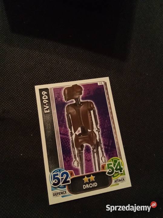 Karta Star wars force attax EV 9D9 Warszawa sprzedam