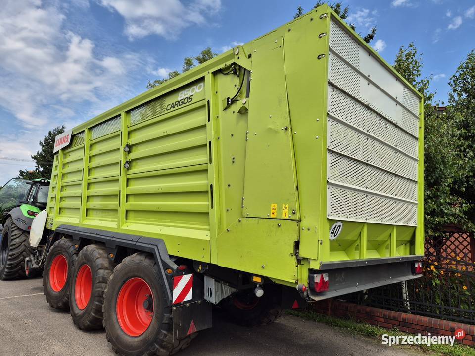 Claas Cargos 8500 przyczepa samozbierająca walce Przedecz