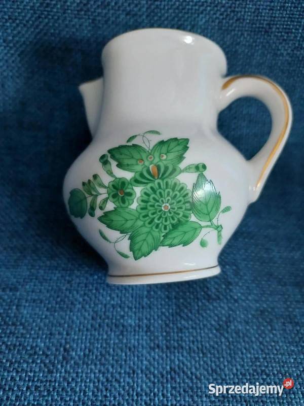 Mlecznik Herend Apponyi Green Porcelana i szkło lubuskie