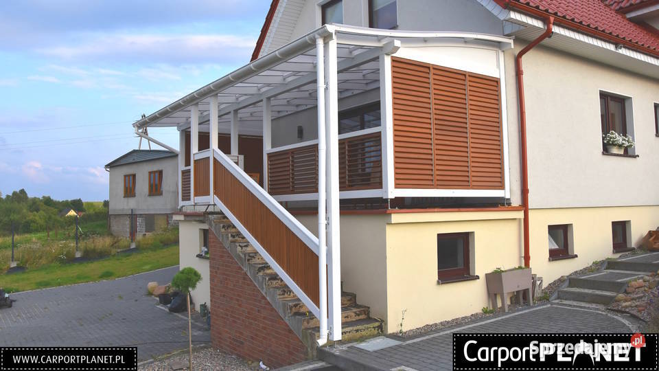 Zadaszenie tarasu pergola drewniana BSH Gdynia