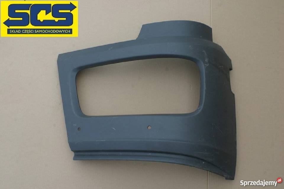 MERCEDES ATEGO III ZDERZAK NAROŻNIK OKULAR LEWY Bieleń