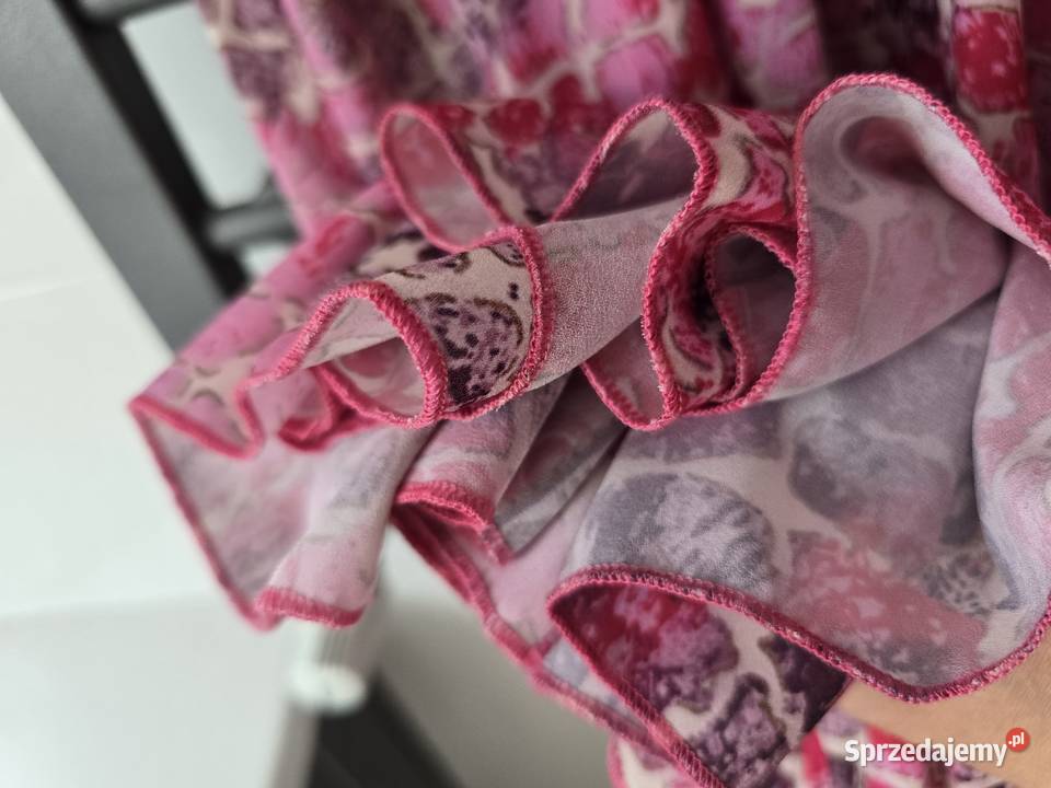 Sukienka maxi boho ala nietoperz