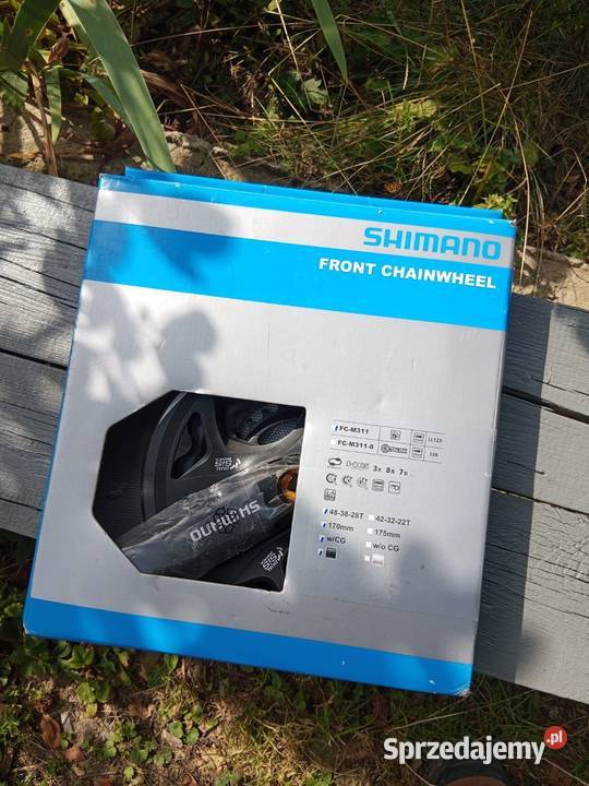 Nowa korba rowerowa MTB Shimano FCM311 170mm Części i akcesoria