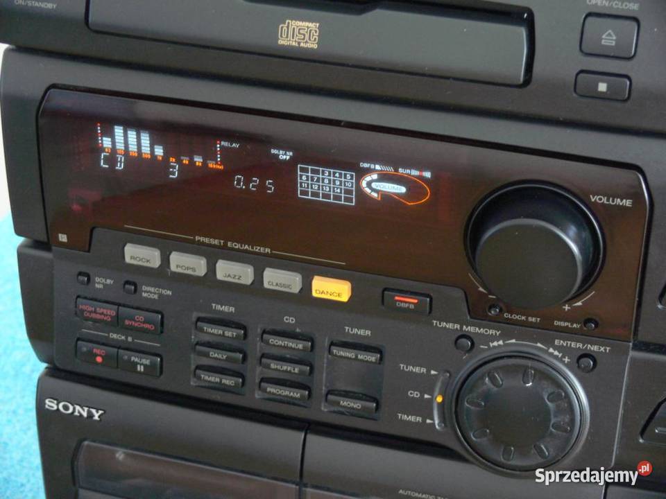 Wieża Sony HCDH701 mocna WYSYŁKA Jasło