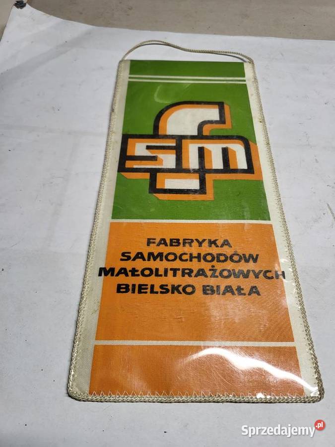 Syrena Fiat 126p proporczyk FSM Chodzież