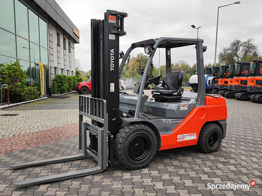 wózek widłowy Toyota 028FGJF35 8FGF35 LPG 35 t gaz Wózki widłowe małopolskie Kęty