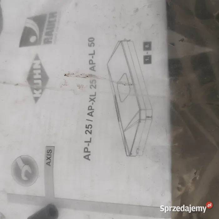 Nowa plandeka rozsiewacz kuhn rauch axis APL25 Łowicz
