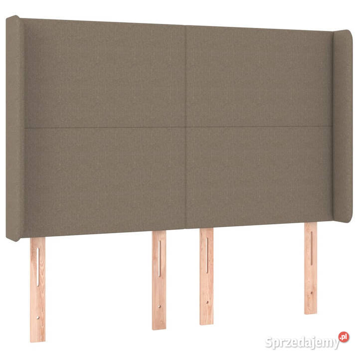 Zagłówek do łóżka z LED taupe 147x16x118128 Warszawa