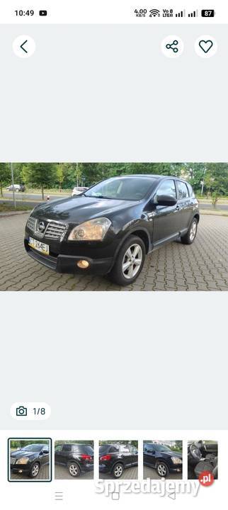 Nissan Qashqai 20 benzyna automat benzyna Qashqai Toruń