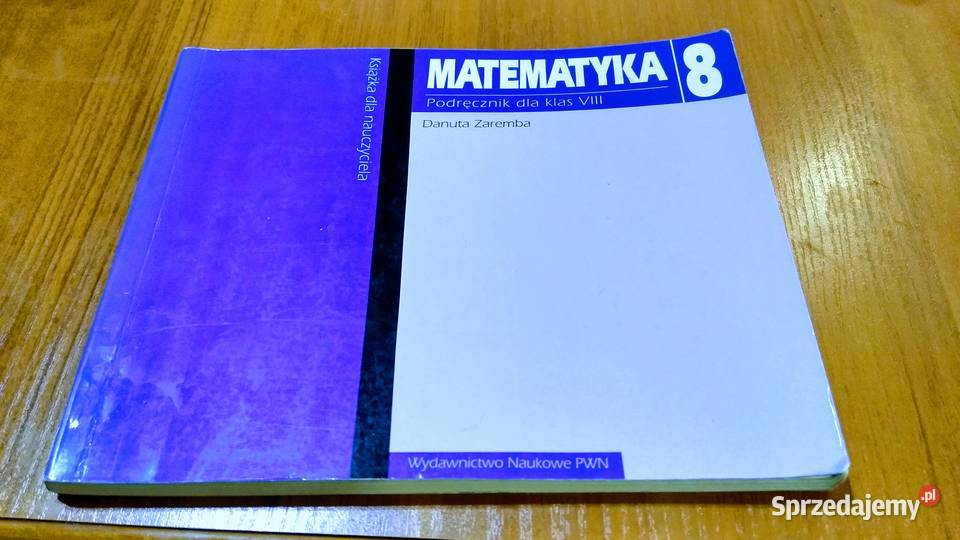 Matematyka 8 podręcznik klas VIII książka Gdańsk