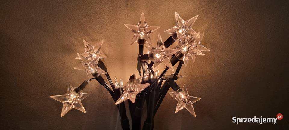 Lampki świąteczne gwiazdki Zielona Góra