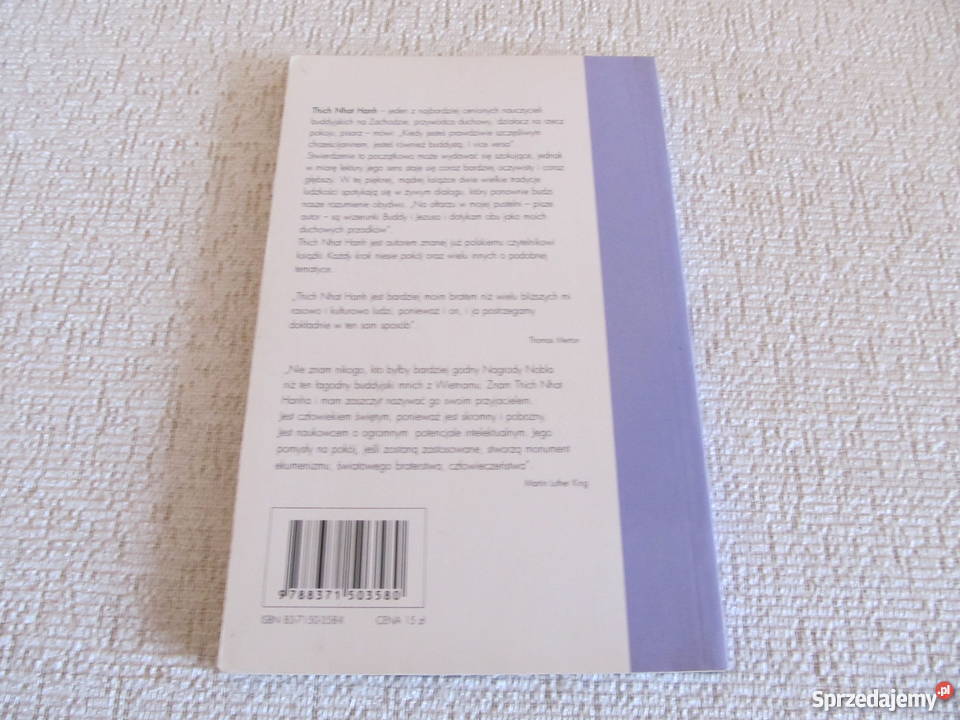 Żywy Budda żywy Chrystus Nhat Hanh Thich dolnośląskie Wałbrzych sprzedam