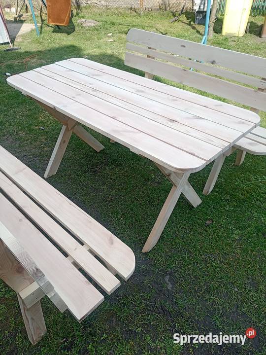 Stół ławki do ogrodu na taras Wieluń sprzedam
