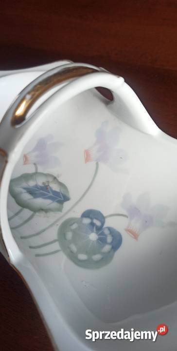 Paterka z manufaktury Primke Hammer Syg z lat Porcelana i szkło Gdańsk