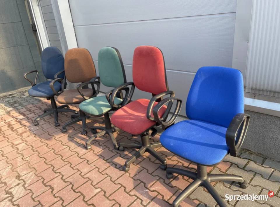 Krzesła obrotowe biurowe sprawne Warszawa