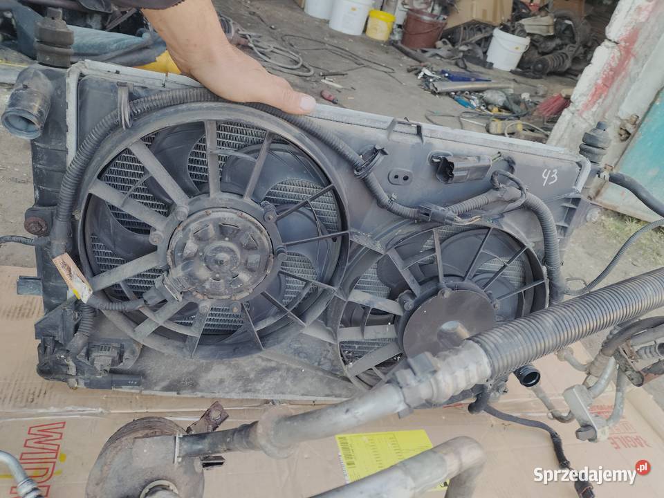 CHŁODNICA WODY KLIMATYZACJI WENTYLATOR ford Motoryzacja Kamień-Kolonia