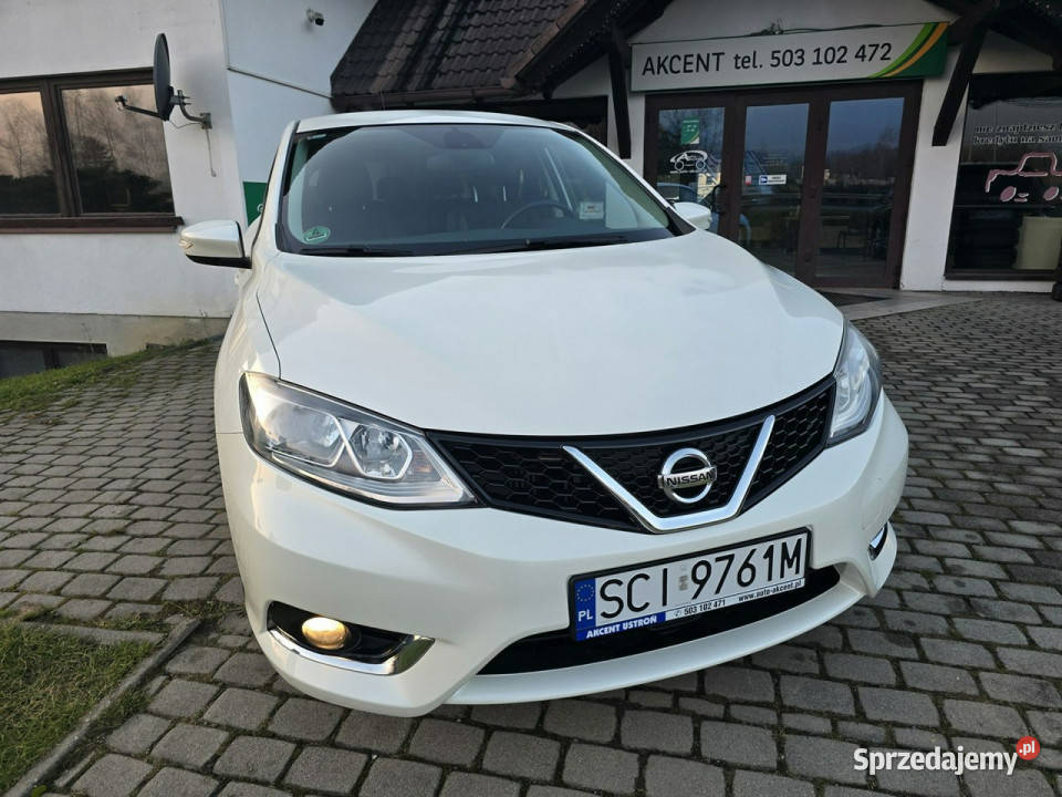 Nissan Pulsar Niski udokumentowany stan licznika światła przeciwmgielne Ustroń