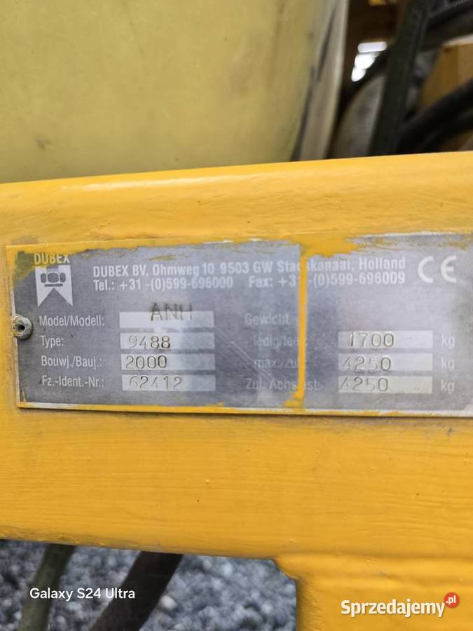Opryskiwacz DUBEX ANH 2500 l Bolesławiec