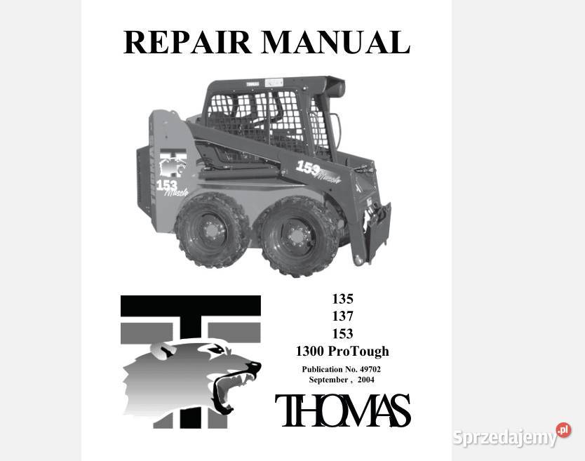 Thomas 153 1300 173HLS instrukcja napraw