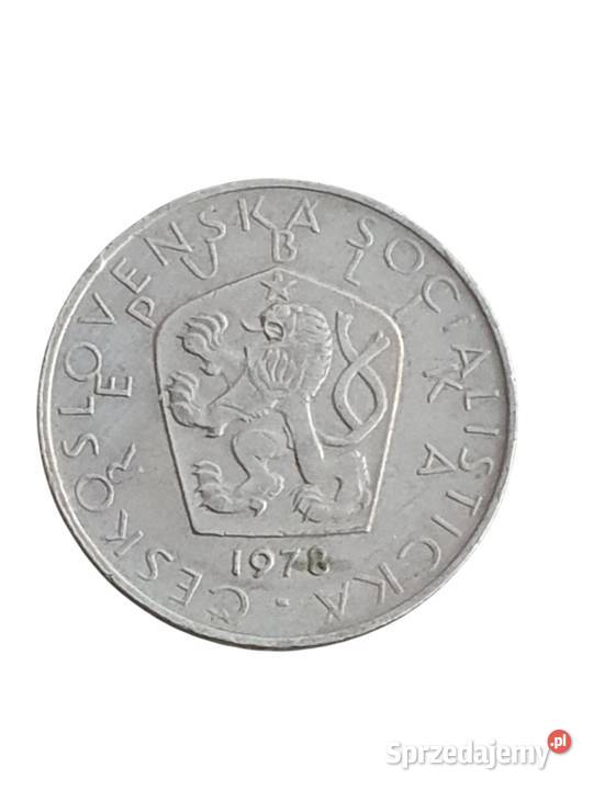 Stara moneta 5 koron Czechosłowacja 1978 unikat Cieszyn