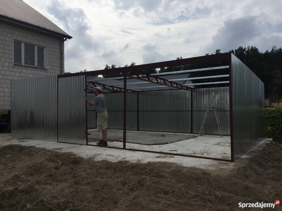garaż blaszany 3x5m transport i montaż Nieruchomości Łódź sprzedam