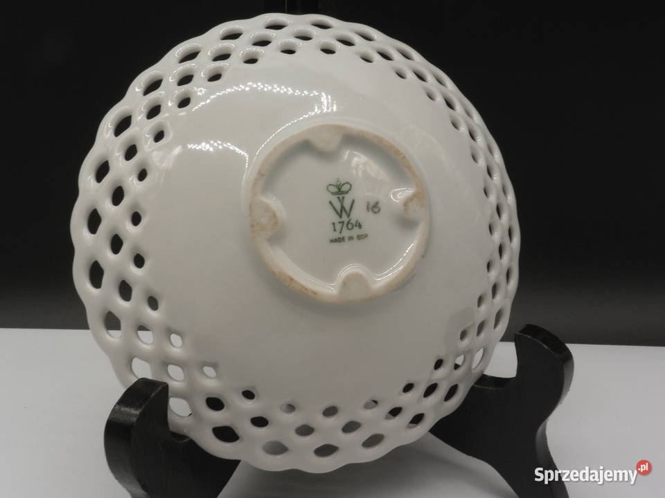 Paterka miska ażurowa porcelanowa Wallendorf Raszków