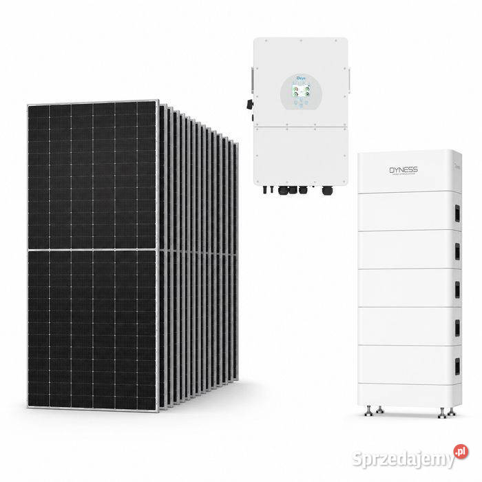 Zestaw fotowoltaiczny hybrydowy 12 kWp falownik sprzedam