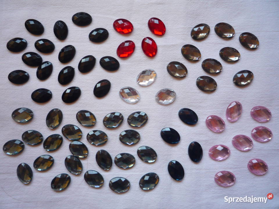 Koraliki kamyki kamienie owalne okrągłe łezki do Szczecin
