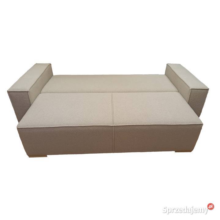 Kanapa sofa z funkcją spania boucle Wrocław pomorskie Gdańsk