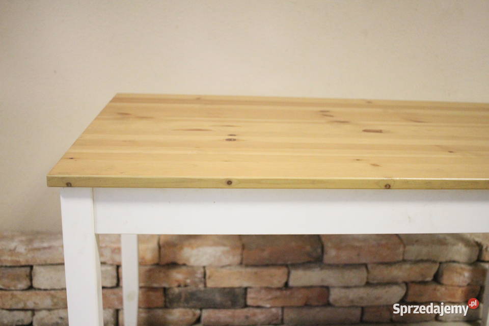 Drewniany stół 118 x 74 IKEA Lerhamn Pszczyna
