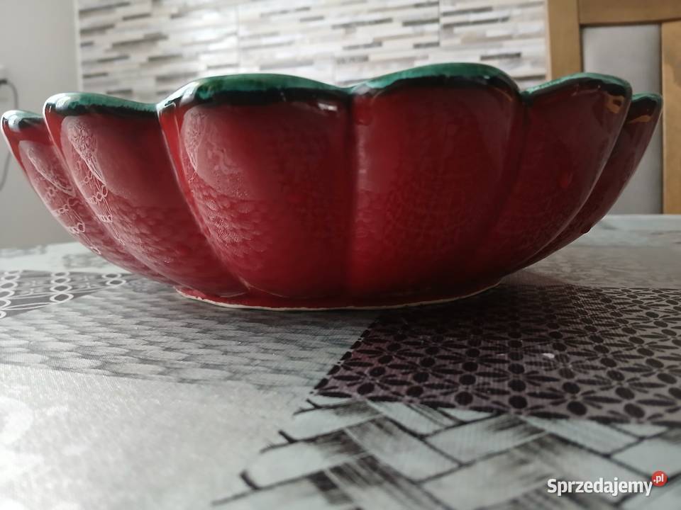 Ręcznie wykonana misa w pięknych jaskrawych sprzedam