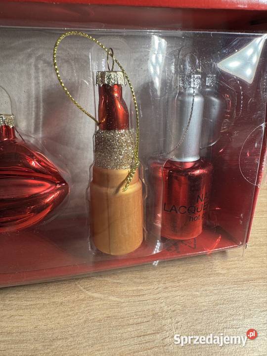 Zestaw 4 bombek choinkowych Szkło 4 ozdoby Warszawa sprzedam