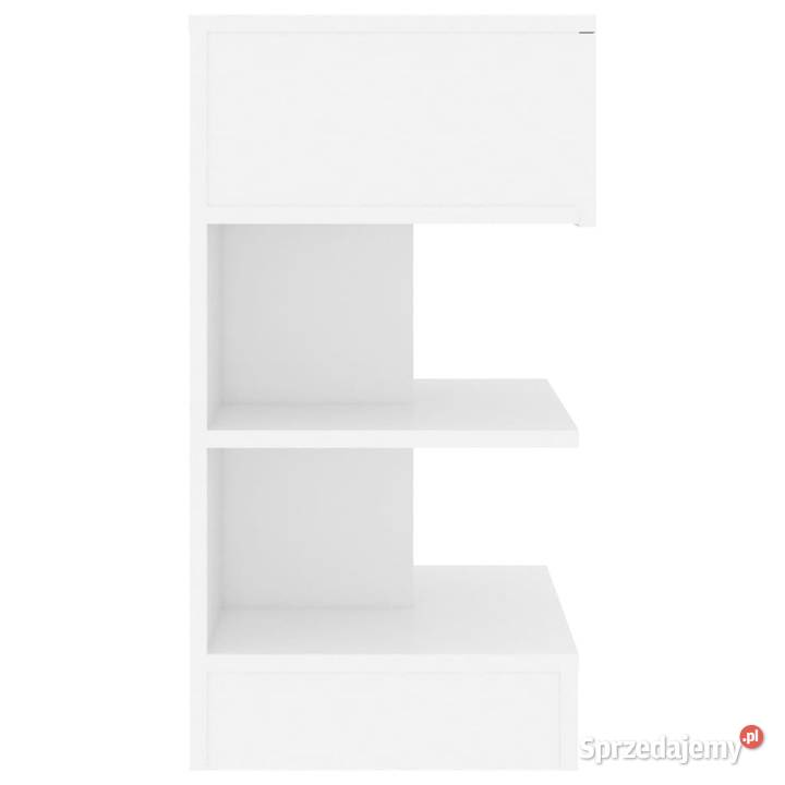 Szafka nocna biała 40x35x65 materiał mazowieckie Warszawa