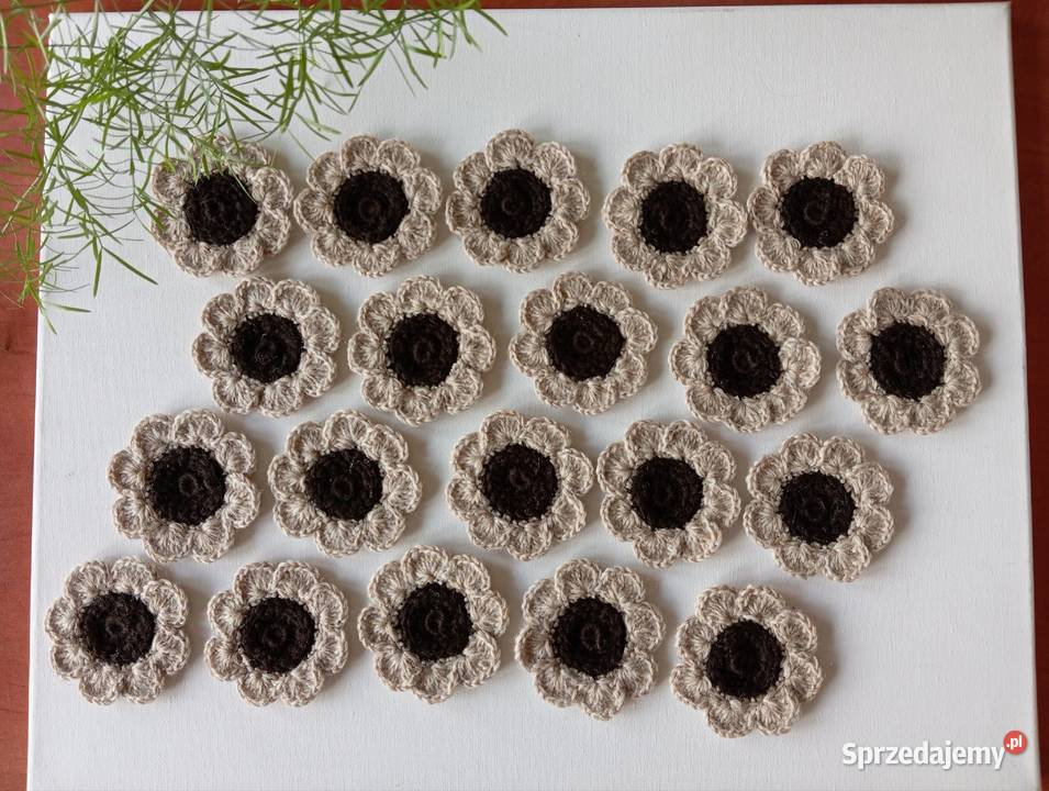 Szydełkowe kwiatki 75 Warszawa