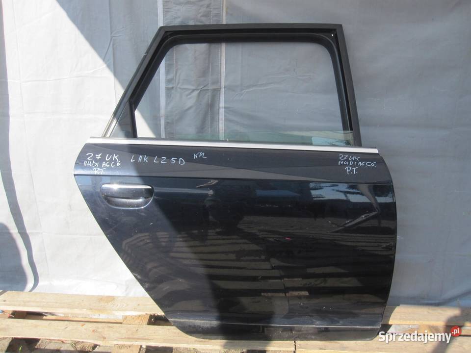 AUDI A6 C6 07r drzwi prawe tył kompletne Drzwi