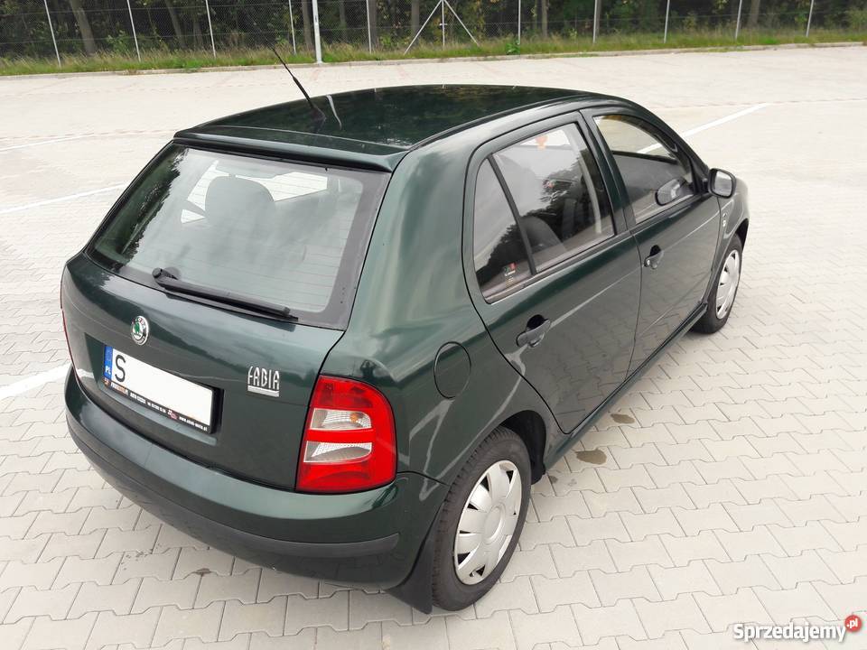 SKODA FABIA 14MPI 8V 90 przebieg Wspomaganie śląskie