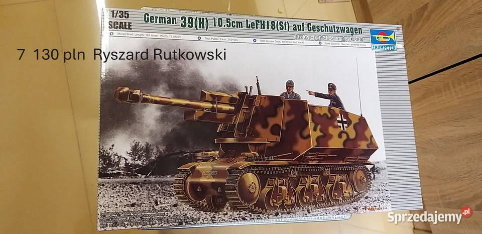 modele plastikowe skala 135 czołgi i pojazdy Warszawa