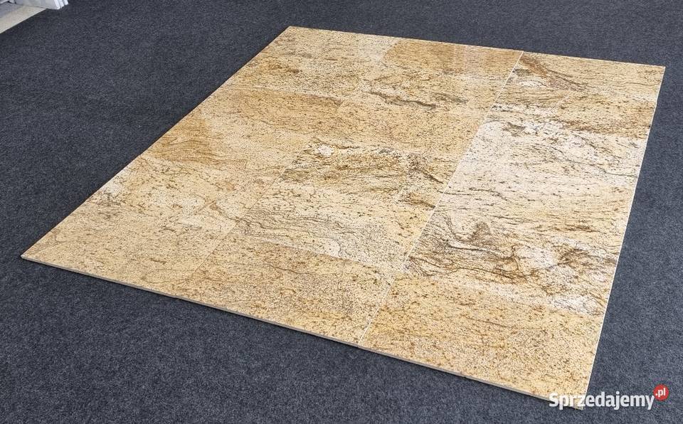 Płytki granitowe Madura Gold polerowane kamienne Bielawa