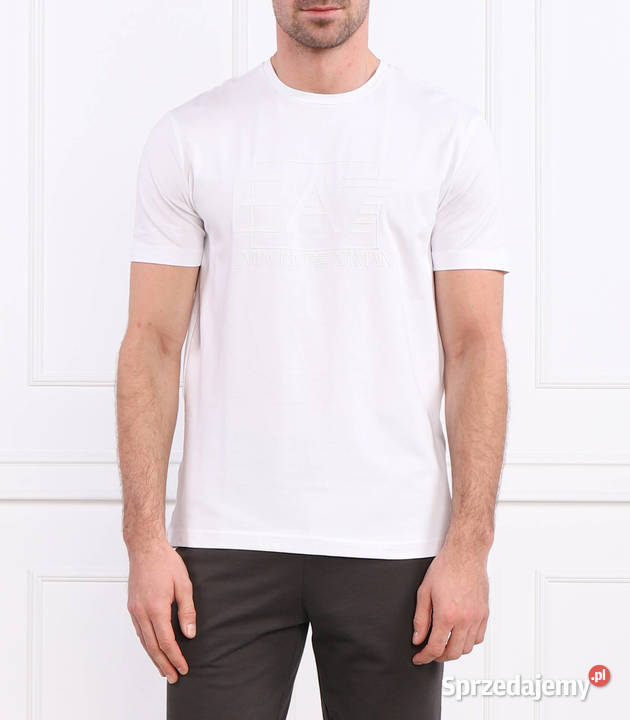 Tshirt męski EA7 Emporio Armani biały M nowy Białystok sprzedam
