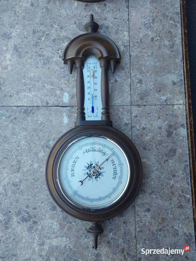 7 Stylizowany barometr ścienny termometr sprawny Tczew