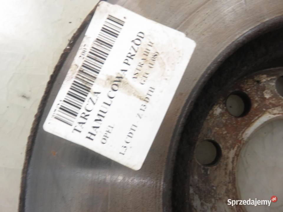 TARCZE HAMULCOWE PRZÓD OPEL ASTRA III H 13 CDTI małopolskie